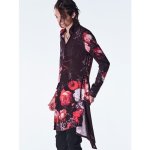 画像2: 【2026AW先行予約】kiryuyrik キリュウキリュウ / Goth Flora Flare Shirt (2色展開) (2)