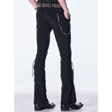 画像6: 【2026AW先行予約】kiryuyrik キリュウキリュウ / High Tension Jersey Lace Up Flare Pants (1色展開) (6)