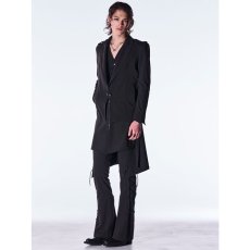 画像5: 【2026AW先行予約】kiryuyrik キリュウキリュウ / PE Gabardine Flare Vest (1色展開) (5)