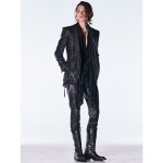 画像6: 【2026AW先行予約】kiryuyrik キリュウキリュウ / Cross Dot Fleece Boots Cut Slacks (1色展開) (6)