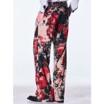 画像4: 【2026AW先行予約】kiryuyrik キリュウキリュウ / Beige Flora Wide Slacks (1色展開) (4)