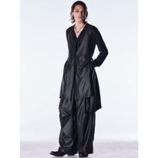 画像2: 【2026AW先行予約】kiryuyrik キリュウキリュウ / Emboss Silley Jersey Flare Vest (1色展開) (2)