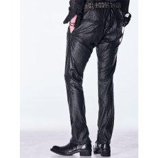 画像4: 【2026AW先行予約】kiryuyrik キリュウキリュウ / Cross Dot Fleece Boots Cut Slacks (1色展開) (4)