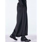 画像2: 【2026AW先行予約】kiryuyrik キリュウキリュウ / Vintage Satin Wide Tuck Slacks (1色展開) (2)