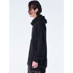 画像3: 【2026AW先行予約】kiryuyrik キリュウキリュウ / Heat Tech Jersey High Neck Hoodie (1色展開) (3)