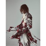 画像28: 【2026AW先行予約】kiryuyrik キリュウキリュウ / Goth Flora Suede Satin Flare Jacket (2色展開) (28)