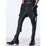画像3: 【2026AW先行予約】kiryuyrik キリュウキリュウ / Emboss Silley Jersey Saruel Bondage Pants (1色展開) (3)