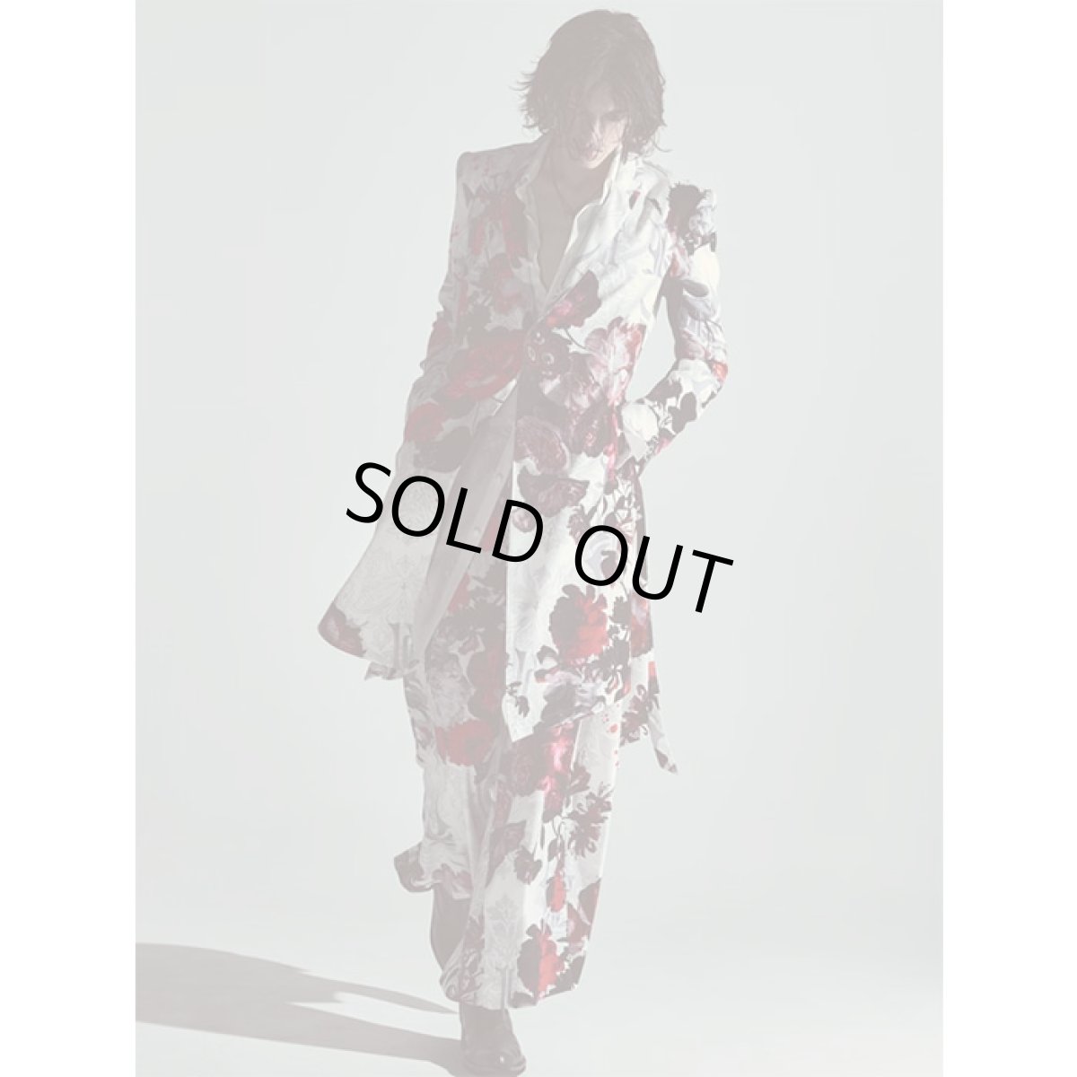 画像25: 【2026AW先行予約】kiryuyrik キリュウキリュウ / Goth Flora Suede Satin Flare Jacket (2色展開) (25)