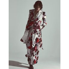画像25: 【2026AW先行予約】kiryuyrik キリュウキリュウ / Goth Flora Suede Satin Flare Jacket (2色展開) (25)