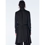 画像6: 【2026AW先行予約】kiryuyrik キリュウキリュウ / Vintage Satin Stand Collar Shirt (1色展開) (6)