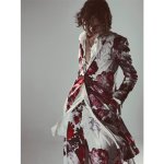 画像23: 【2026AW先行予約】kiryuyrik キリュウキリュウ / Goth Flora Suede Satin Flare Jacket (2色展開) (23)