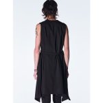 画像4: 【2026AW先行予約】kiryuyrik キリュウキリュウ / PE Gabardine Flare Vest (1色展開) (4)
