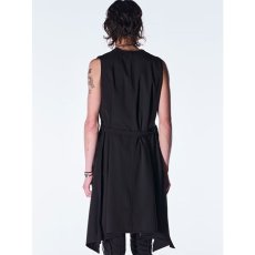 画像4: 【2026AW先行予約】kiryuyrik キリュウキリュウ / PE Gabardine Flare Vest (1色展開) (4)