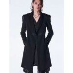 画像2: 【2026AW先行予約】kiryuyrik キリュウキリュウ / Back Satin Goth Jacket II (2色展開) (2)