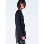 画像2: 【2026AW先行予約】kiryuyrik キリュウキリュウ / BEATENJIKU Henry Neck T-Shirt (2色展開) (2)