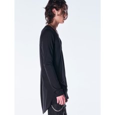 画像2: 【2026AW先行予約】kiryuyrik キリュウキリュウ / BEATENJIKU Henry Neck T-Shirt (2色展開) (2)