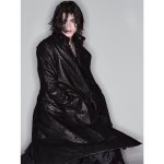 画像6: 【2026AW先行予約】kiryuyrik キリュウキリュウ / Cross Dot Fleece Long Napoleon Coat (1色展開) (6)