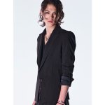 画像3: 【2026AW先行予約】kiryuyrik キリュウキリュウ / PE Gabardine Short Goth Jacket (1色展開) (3)