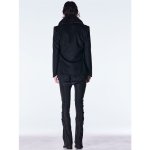 画像8: 【2026AW先行予約】kiryuyrik キリュウキリュウ / High Tension Jersey Lace Up Coating Flare Pants (1色展開) (8)