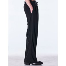 画像3: 【2026AW先行予約】kiryuyrik キリュウキリュウ / Back Satin Wide Slacks (2色展開) (3)