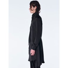 画像5: 【2026AW先行予約】kiryuyrik キリュウキリュウ / Vintage Satin Stand Collar Shirt (1色展開) (5)