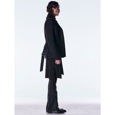 画像7: 【2026AW先行予約】kiryuyrik キリュウキリュウ / Tweed Fur Safari Blouson (1色展開) (7)
