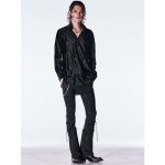 画像10: 【2026AW先行予約】kiryuyrik キリュウキリュウ / High Tension Jersey Lace Up Coating Flare Pants (1色展開) (10)
