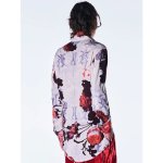 画像8: 【2026AW先行予約】kiryuyrik キリュウキリュウ / Goth Flora Shirt (2色展開) (8)