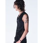 画像2: 【2026AW先行予約】kiryuyrik キリュウキリュウ / Opal Mesh Tank Top (1色展開) (2)