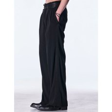 画像4: 【2026AW先行予約】kiryuyrik キリュウキリュウ / Back Satin Wide Slacks (2色展開) (4)