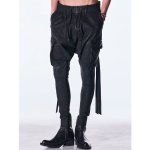 画像2: 【2026AW先行予約】kiryuyrik キリュウキリュウ / High Tension Jersey Coating Saruel Pants (1色展開) (2)