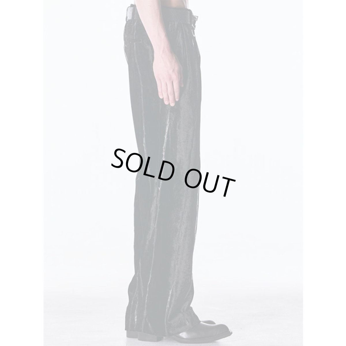 画像3: 【2026AW先行予約】kiryuyrik キリュウキリュウ / TOGE Velvet Wide Slacks (2色展開) (3)