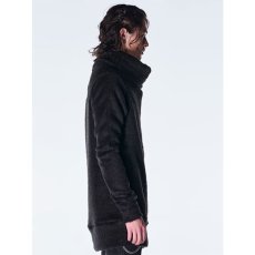 画像2: 【2026AW先行予約】kiryuyrik キリュウキリュウ / Long Shaggy Jersey Loose High Nack Pull Over (1色展開) (2)