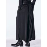 画像4: 【2026AW先行予約】kiryuyrik キリュウキリュウ / Vintage Satin Wide Tuck Slacks (1色展開) (4)