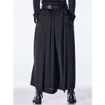 画像5: 【2026AW先行予約】kiryuyrik キリュウキリュウ / Vintage Satin Wide Tuck Slacks (1色展開) (5)