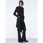 画像5: 【2026AW先行予約】kiryuyrik キリュウキリュウ / PE Gabardine Lace Up Flare Slacks (1色展開) (5)