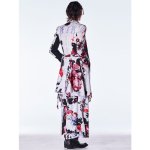 画像22: 【2026AW先行予約】kiryuyrik キリュウキリュウ / Goth Flora Suede Satin Wide Tuck Slacks (2色展開) (22)
