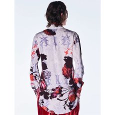画像7: 【2026AW先行予約】kiryuyrik キリュウキリュウ / Goth Flora Shirt (2色展開) (7)