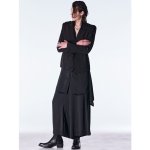 画像6: 【2026AW先行予約】kiryuyrik キリュウキリュウ / Vintage Satin Wide Tuck Slacks (1色展開) (6)