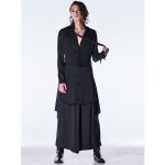画像9: 【2026AW先行予約】kiryuyrik キリュウキリュウ / Vintage Satin Wide Tuck Slacks (1色展開) (9)