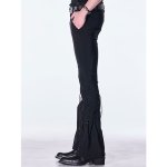 画像5: 【2026AW先行予約】kiryuyrik キリュウキリュウ / High Tension Jersey Lace Up Flare Pants (1色展開) (5)