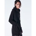 画像2: 【2026AW先行予約】kiryuyrik キリュウキリュウ / Heat Tech Jersey High Neck Hoodie (1色展開) (2)