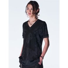 画像2: 【2026AW先行予約】kiryuyrik キリュウキリュウ / Opal Mesh Layered T-Shirt (2色展開) (2)