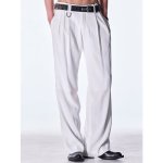 画像12: 【2026AW先行予約】kiryuyrik キリュウキリュウ / Back Satin Wide Slacks (2色展開) (12)