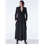 画像7: 【2026AW先行予約】kiryuyrik キリュウキリュウ / Vintage Satin Wide Tuck Slacks (1色展開) (7)