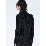 画像3: 【2026AW先行予約】kiryuyrik キリュウキリュウ / TOGE Velvet Peaked Jacket (2色展開) (3)