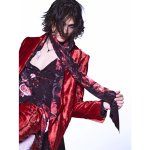 画像6: 【2026AW先行予約】kiryuyrik キリュウキリュウ / Goth Flora Suede Satin Stoal (2色展開) (6)