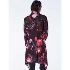 画像4: 【2026AW先行予約】kiryuyrik キリュウキリュウ / Goth Flora Flare Shirt (2色展開) (4)