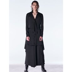 画像7: 【2026AW先行予約】kiryuyrik キリュウキリュウ / Vintage Satin Stand Collar Shirt (1色展開) (7)
