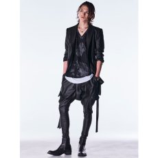画像9: 【2026AW先行予約】kiryuyrik キリュウキリュウ / Emboss Silley Jersey Saruel Bondage Pants (1色展開) (9)